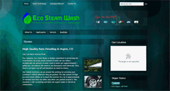 Desktop Screenshot of ecosteamwash.com