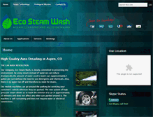 Tablet Screenshot of ecosteamwash.com